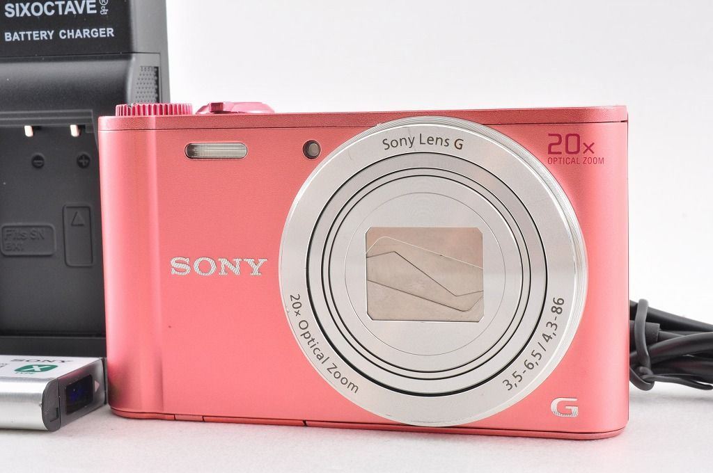 ソニー SONY Cyber-shot DSC-WX350 ピンク コンパクトデジタルカメラ 光学20倍ズーム Wi-Fi搭載