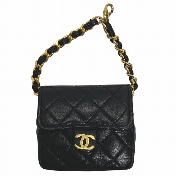 シャネル CHANEL ミニミニマトラッセ ラムスキン チェーン