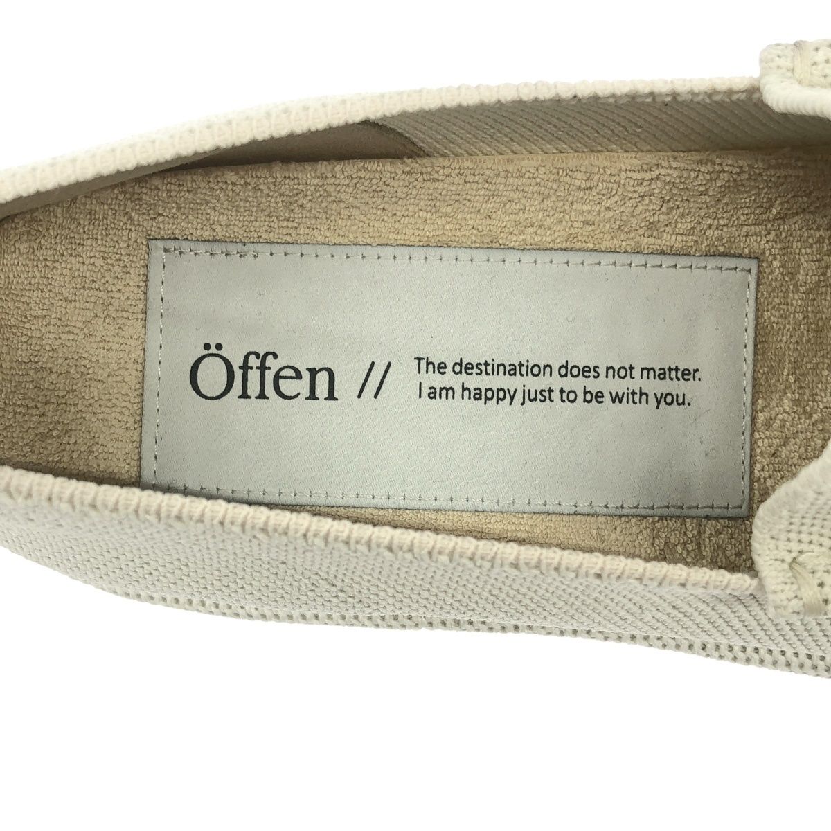 【新品】Offen スクエアモッカラ⭐︎ロンハーマン　38 スクエアモッカラ フォーロンハーマン（ネイビー/キャメル）｜Öffen