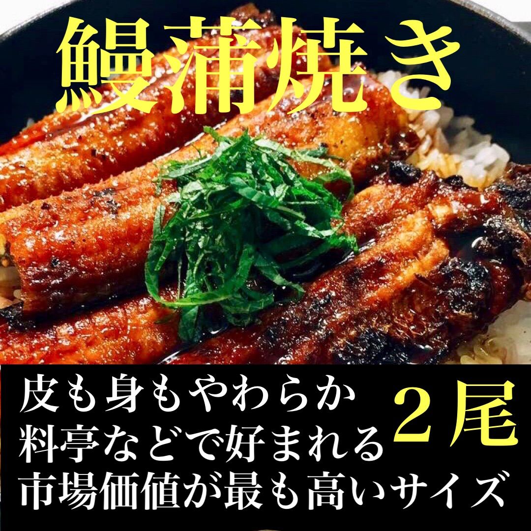 料亭で人気の鰻の蒲焼き大サイズ２尾