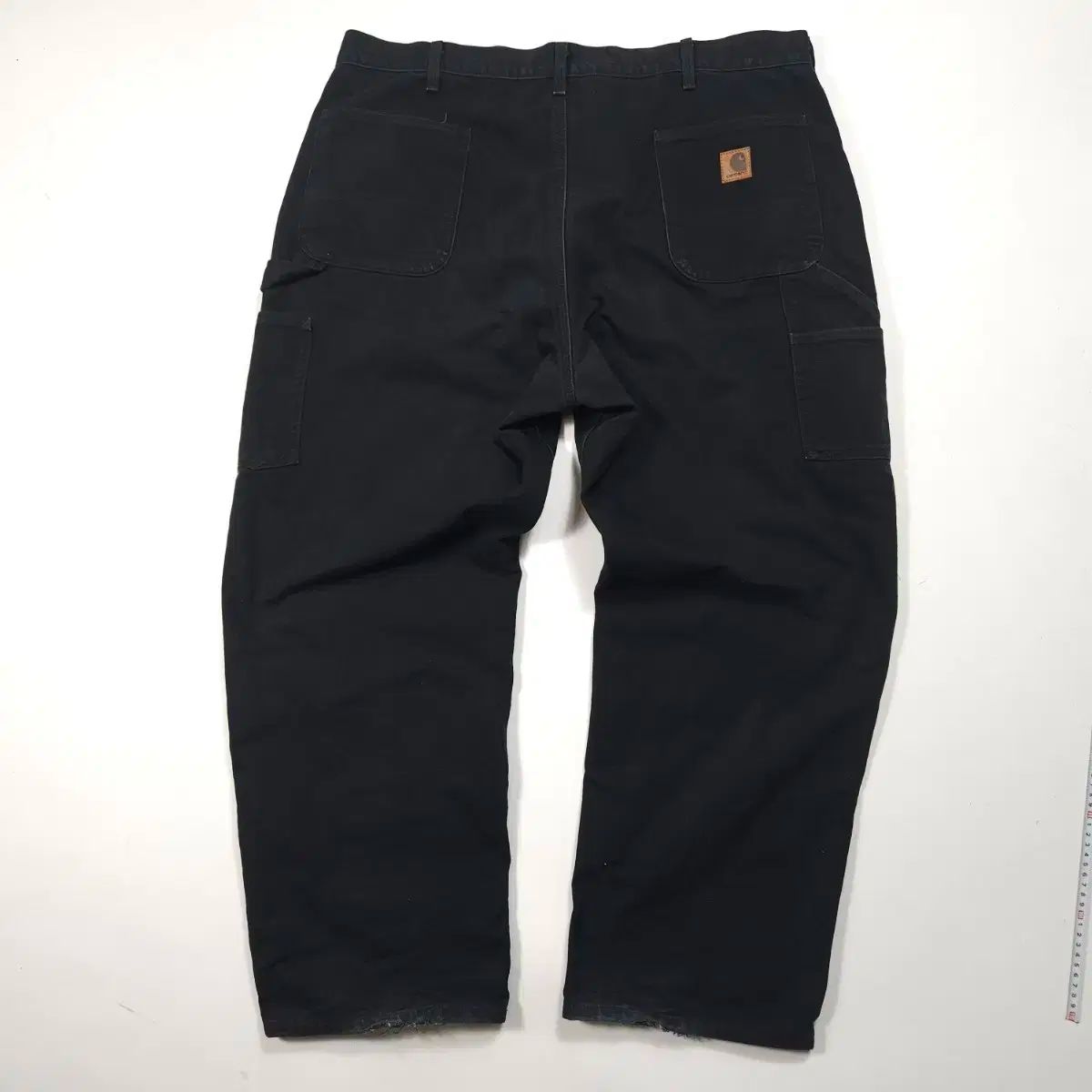 【雷市場（ポンジャン）商品韓国直送】 Carhartt(カーハート) カーペンター ワークパンツ 黒 42x30