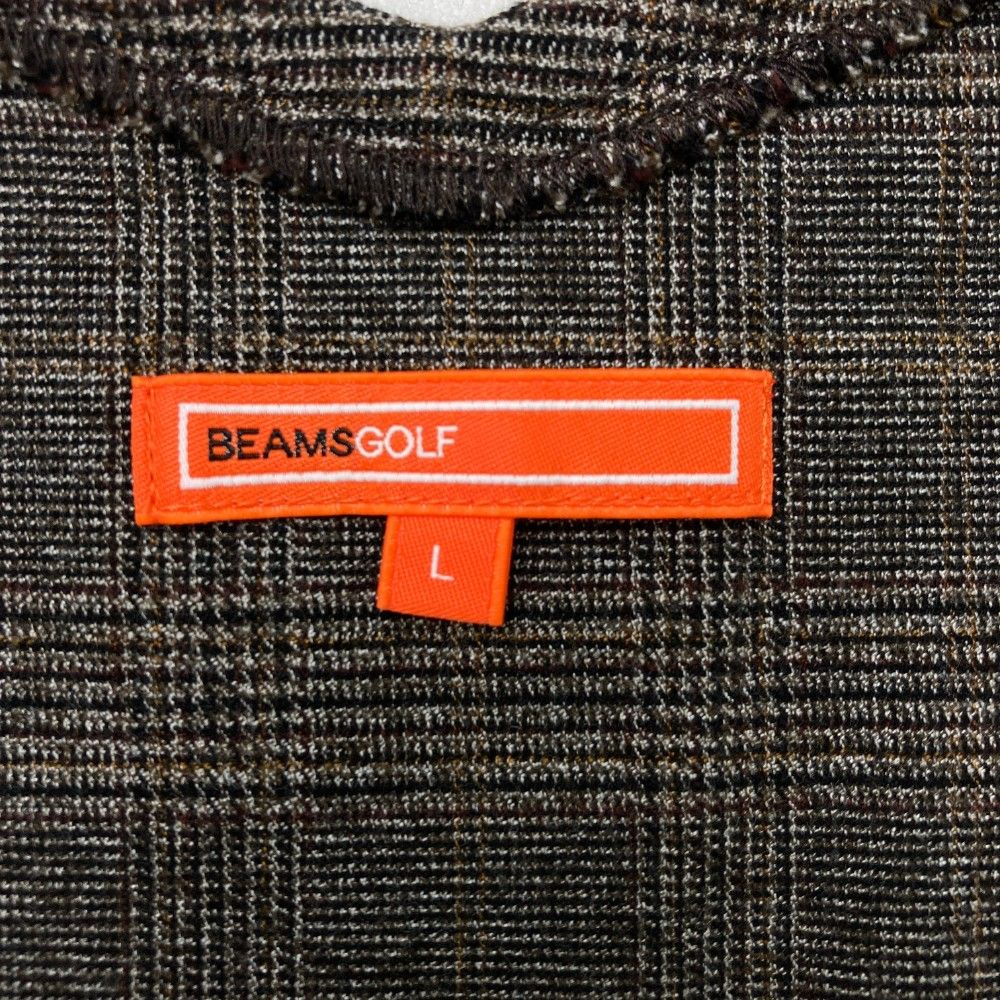 サイズ：L BEAMS GOLF ビームスゴルフ  ストレッチ サロペットワンピース チェック柄 グレー系 [240101445196] ゴルフウェア レディース ストスト サイズ：L BEAMS GOLF ビームスゴルフ ストレッチ サロペット