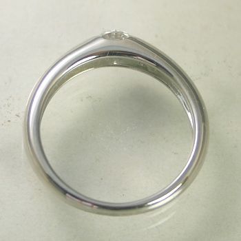ウェーブデザイン リング ダイヤモンド0.2 ct 11号 ウェーブデザイン リング ダイヤモンド0.2 ct 11号