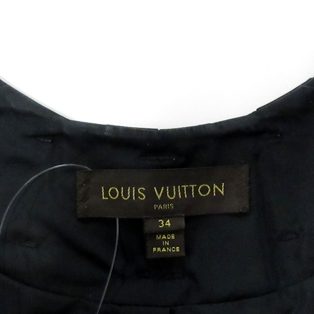 LOUIS VUITTON(ルイヴィトン) トレンチコート サイズ34 S レディース - 黒 長袖