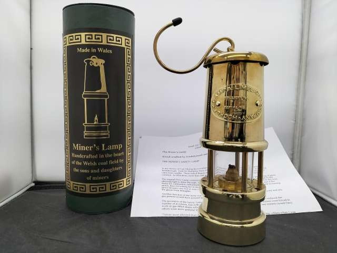 JD BURFORD マイナーズランプ オールブラス Mサイズ JD BURFORD Miner s Lamp All Brass Medium