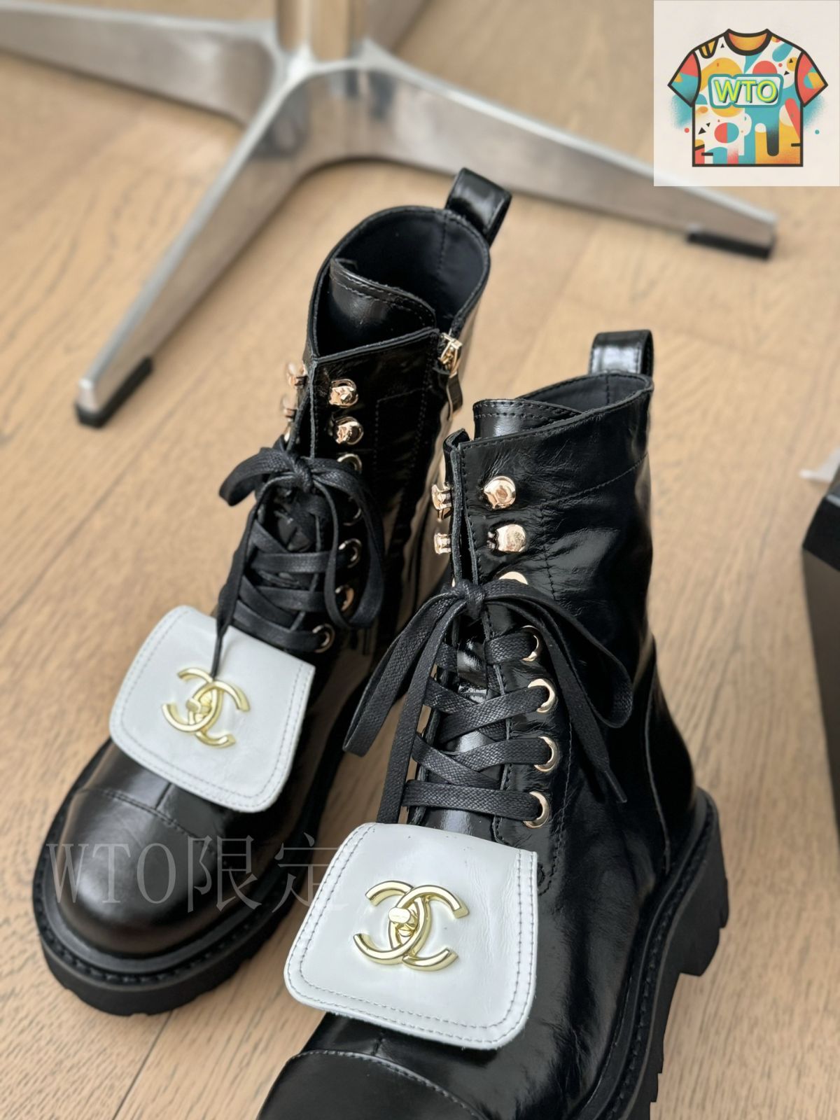 ★オシャレはつま先から★CHANEL ショートブーツ シャネル好きなら絶対欲しい】CHANEL☆ショートブーツ (CHANEL