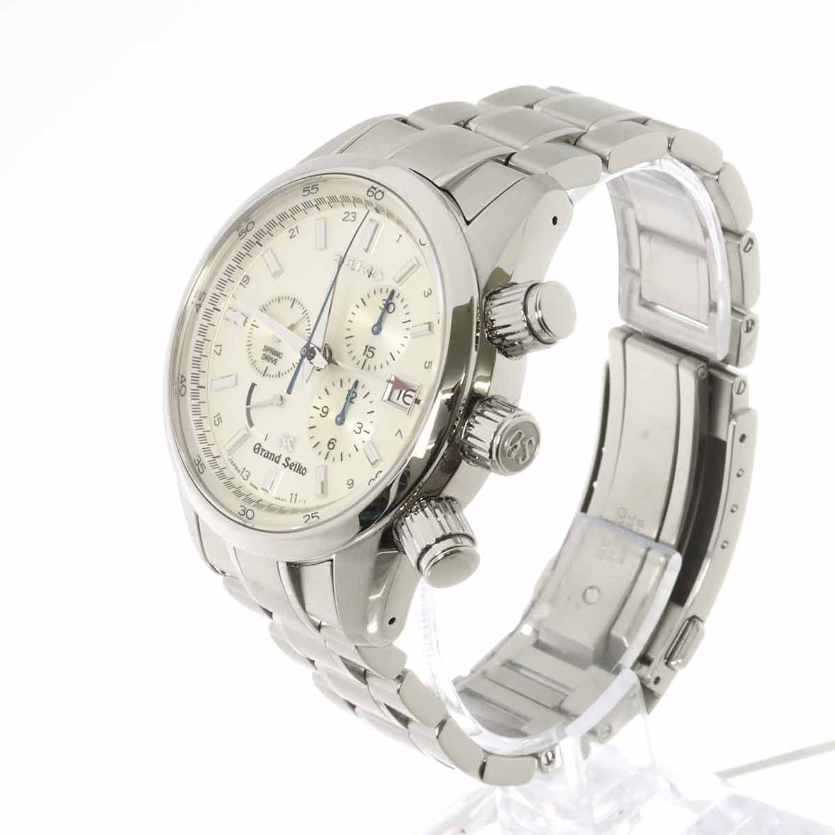 セイコー SEIKO グランドセイコー スプリングドライブ クロノグラフ SBGC001 メンズ 腕時計 9R86 0AA0 GMT 自動巻き 90291842