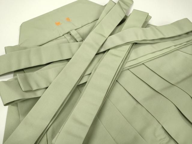 平和屋着物 男性 馬乗り袴 柳鼠色 洗える着物 fe