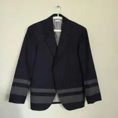 美品】BURBERRY バーバリー ダブルブレスト ブレザー ダークネイビー