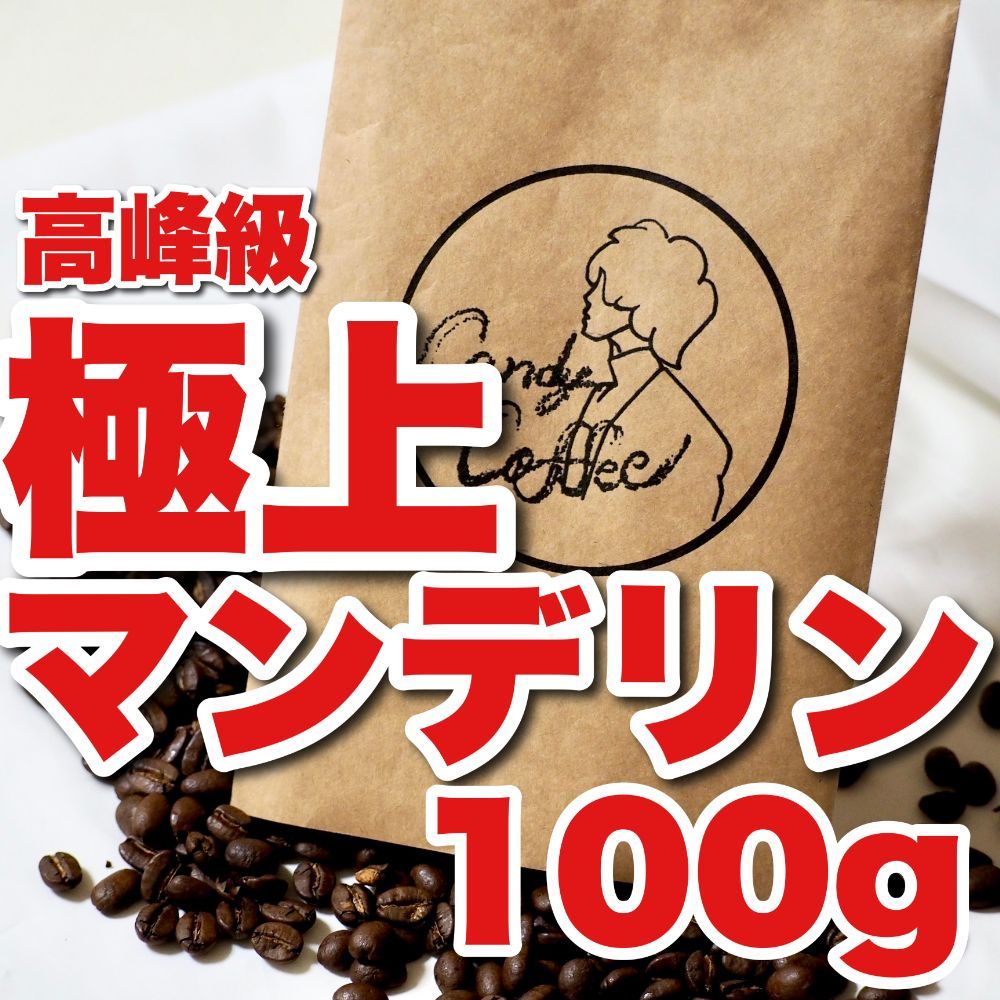 大人気コーヒー豆【極上マンデリン】お試しにピッタリ！ １００g 珈琲