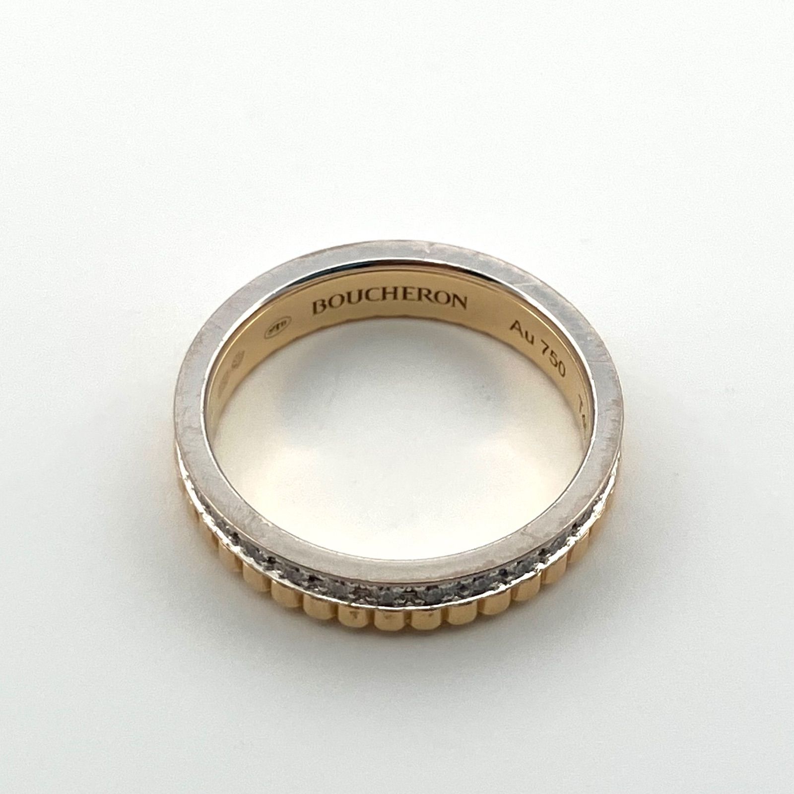 鑑定済み】正規品 BOUCHERON ブシュロン リング Au750 YG/WG キャトル  