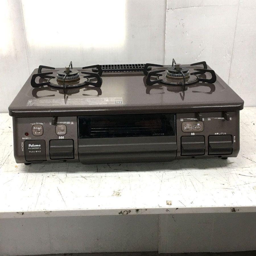 地域 商品 パロマ PA-S42BMA-L 都市ガス用 テーブルコンロ 左強火力