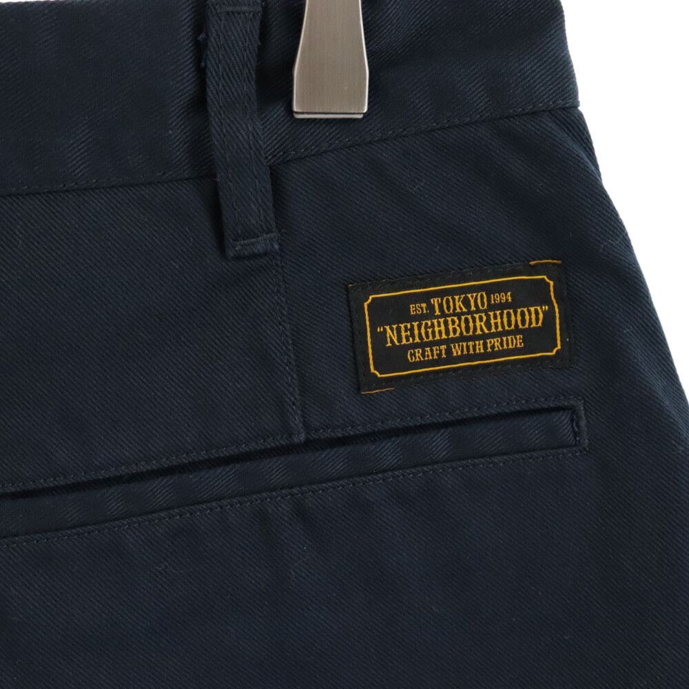 NEIGHBORHOOD (ネイバーフッド) 19SS WP.WIDE/EC-ST コットン/ポリエステル ハーフワークパンツ ショーツ ネイビー  191SPNH-PTM03 - メルカリ