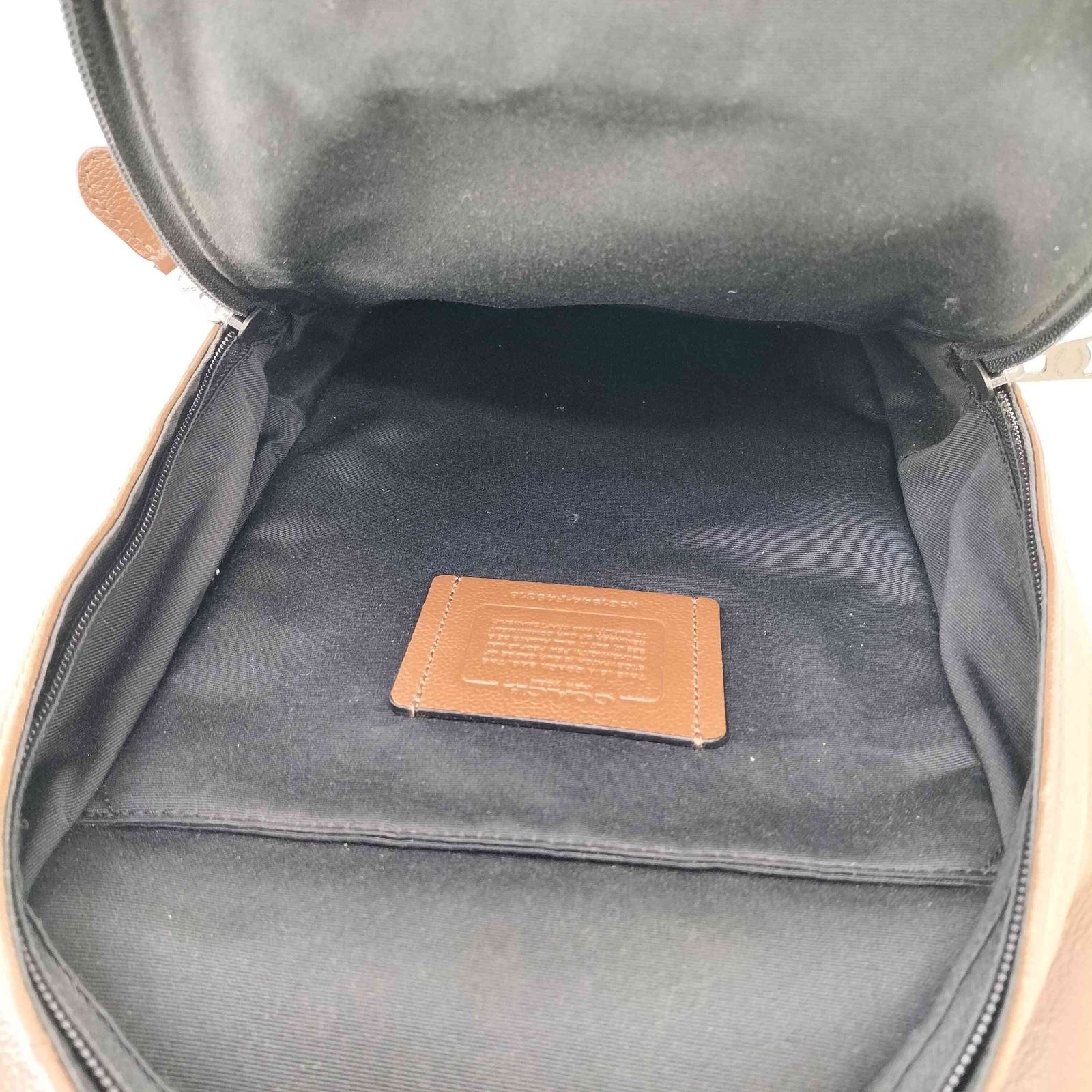 コーチ COACH ストライプ レザー ボディー バッグ メンズ 表記無