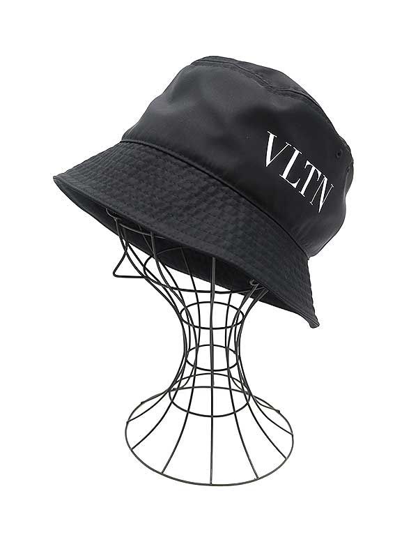 VALENTINO ヴァレンティノ 21AW VLTN ロゴプリントバケットハット 