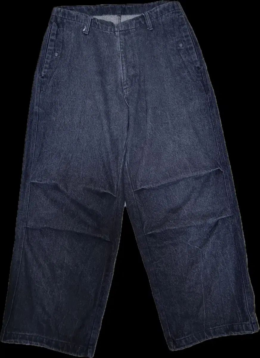 HATCHINGROOM スノージーンズ Snow jeans washed black