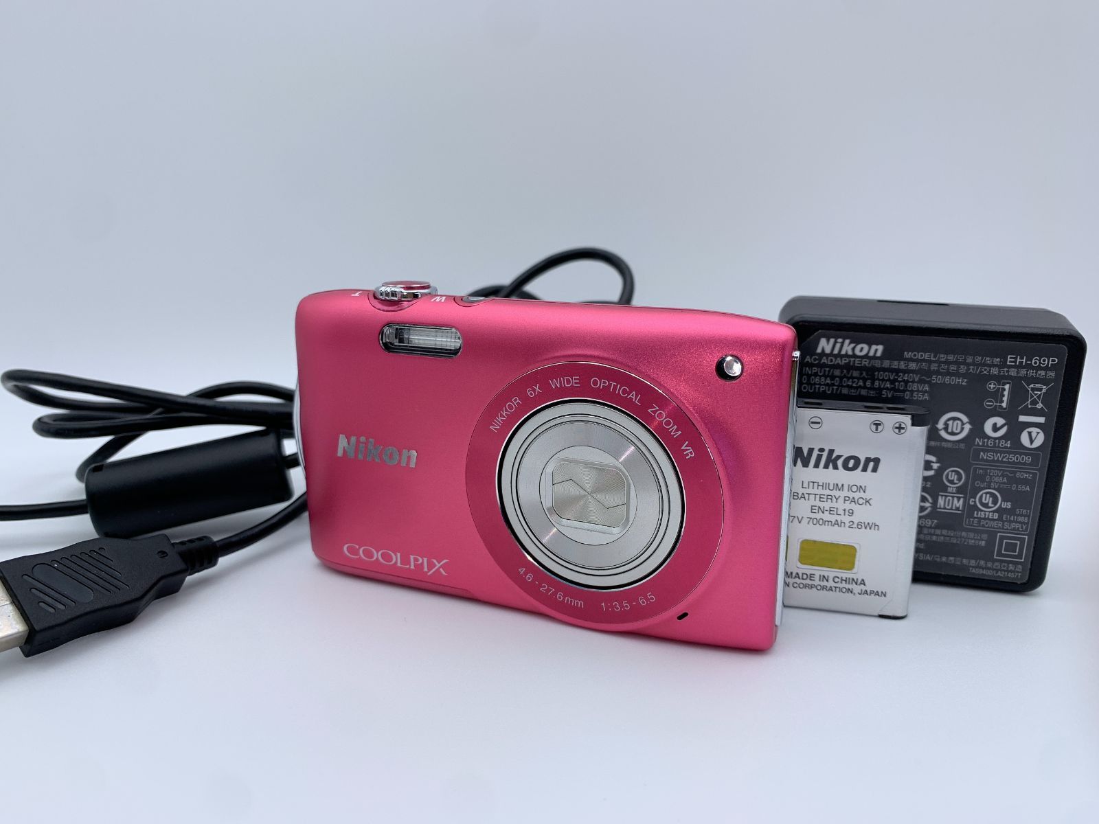 返品保証】【美品】ニコン Nikon Coolpix S3300 ピンク デジカメ 返品保証】【美品】ニコン Nikon Coolpix S3300 ピンク デジカメ