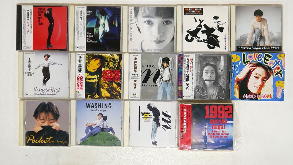 永井真理子　CD まとめて　帯付き CD、一部帯付き 永井真理子/14枚セット - メルカリ