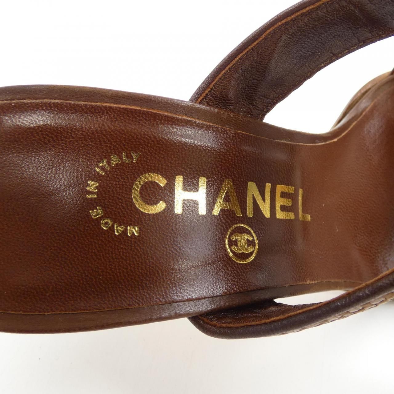 CHANELヴィンテージ ミュールサンダル ヴィンテージ】シャネル CHANEL サンダル - メルカリ