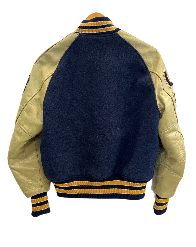 ホワイツビル Whitesville スタジャン ウール 紺 WV10733/734 表記