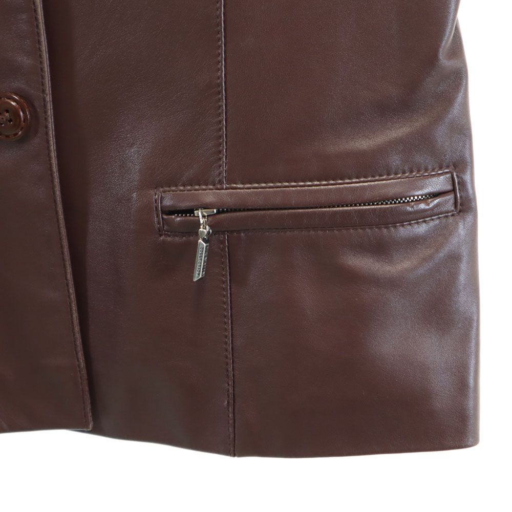 【美品】ランバンコレクション　シープスキンレザージャケット ランバンコレクション シープスキン レザージャケット 40