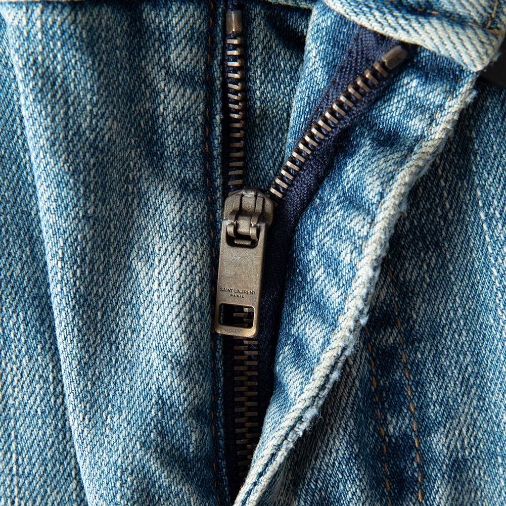 SAINT LAURENT YSL サンローラン デストロイ クラッシュ 加工デニム
