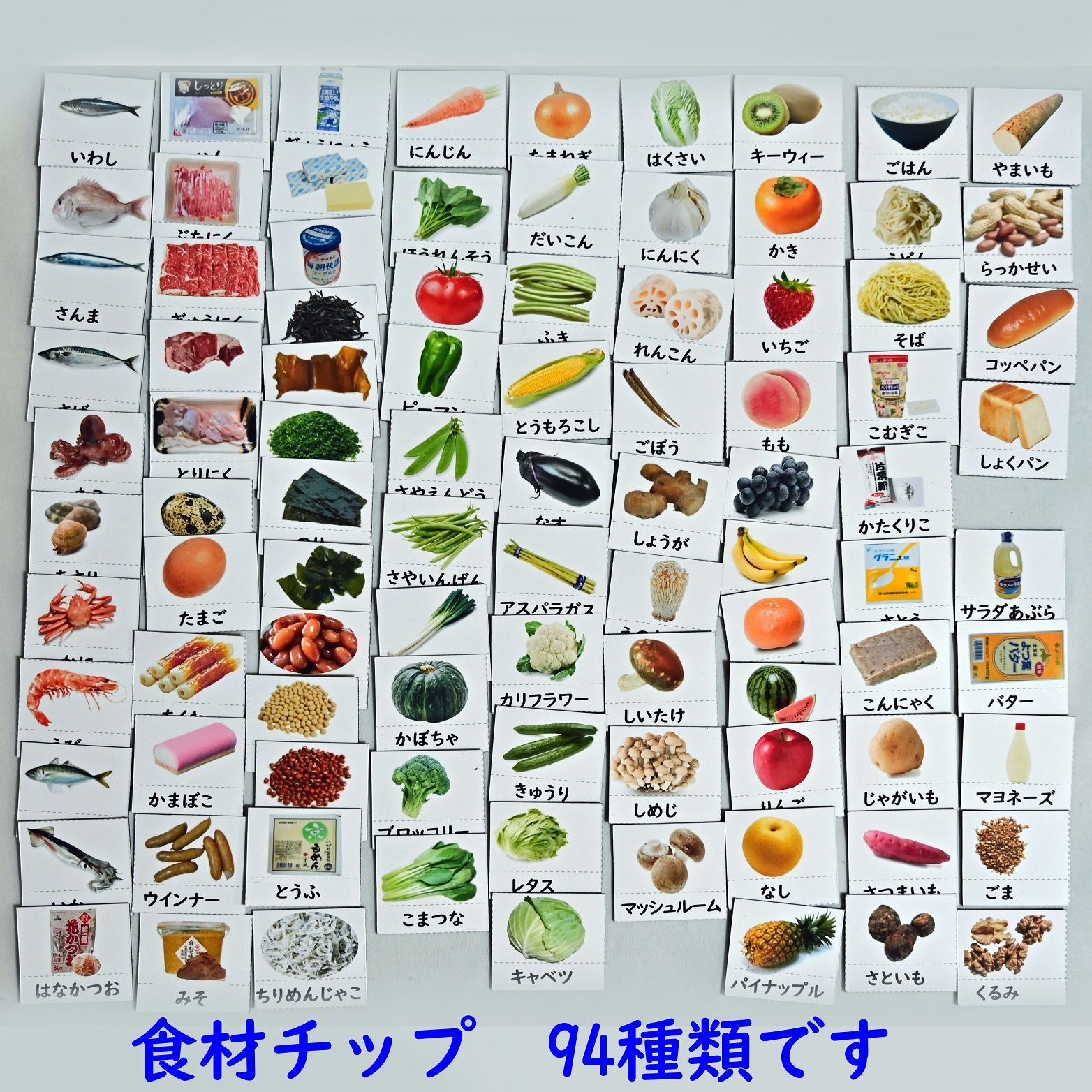 食材あそびセット 3色食品群に 食育に 料理に 栄養素 - メルカリ