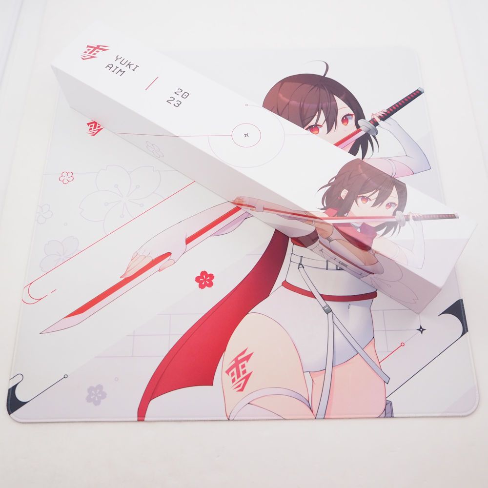 美品 YukiAim ユキエイム Katana LARGE MousepadLimited (White) YUKI23LWHT1 ゲーミング マウスパッド 500×500×3mm Large ラージ HY1168 - メルカリ