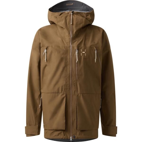 特典付き HAGLOFS Vassi GTX II ジャケット メンズ ゴアテックス ジャケット スキー スノーボード 登山 アウトドア Teak Brown Woodland Brown