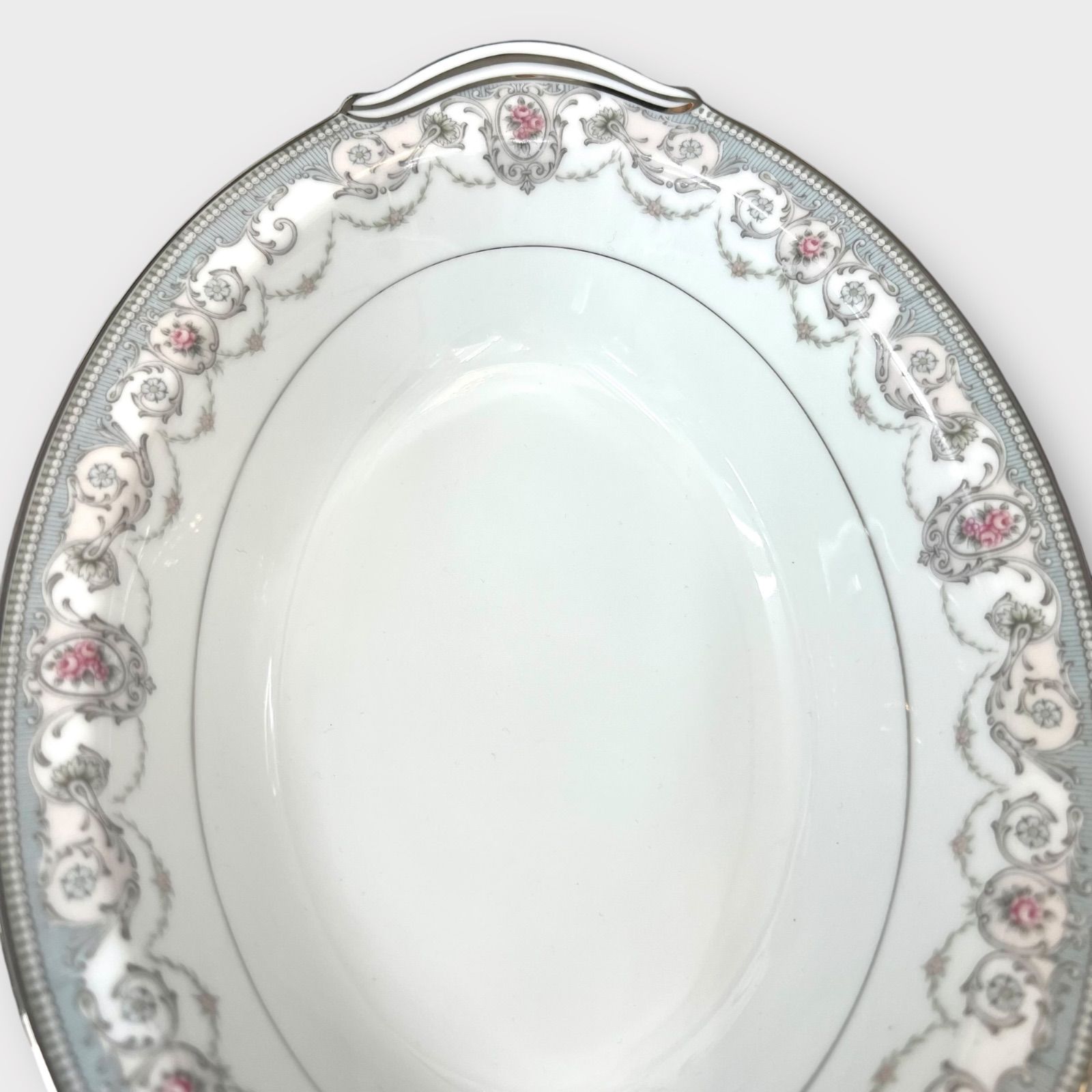 ノリタケ グレンビル オーバルプレート 深皿 大判 Noritake Glenville