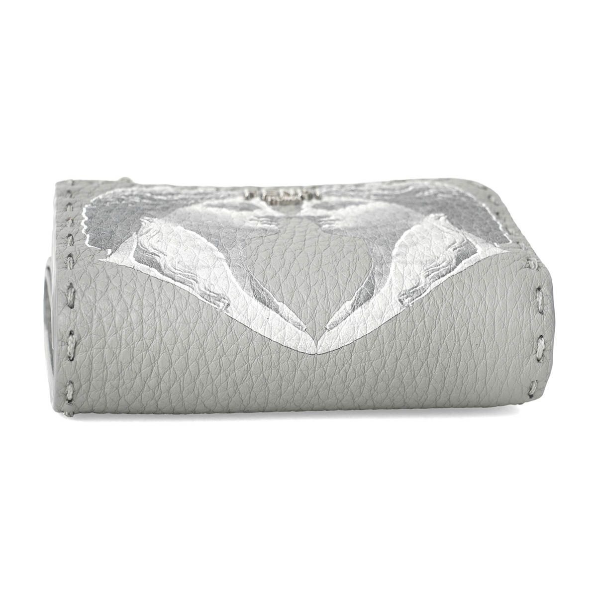 FENDI ピーカブー グレー 財布 FENDI(フェンディ) PEEKABOO trifold long wallet ピーカブー 3つ折り