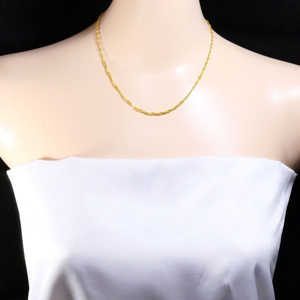 K24YG ネックレス NECKLACE 総重量約4.6g 約41.5cm - メルカリ