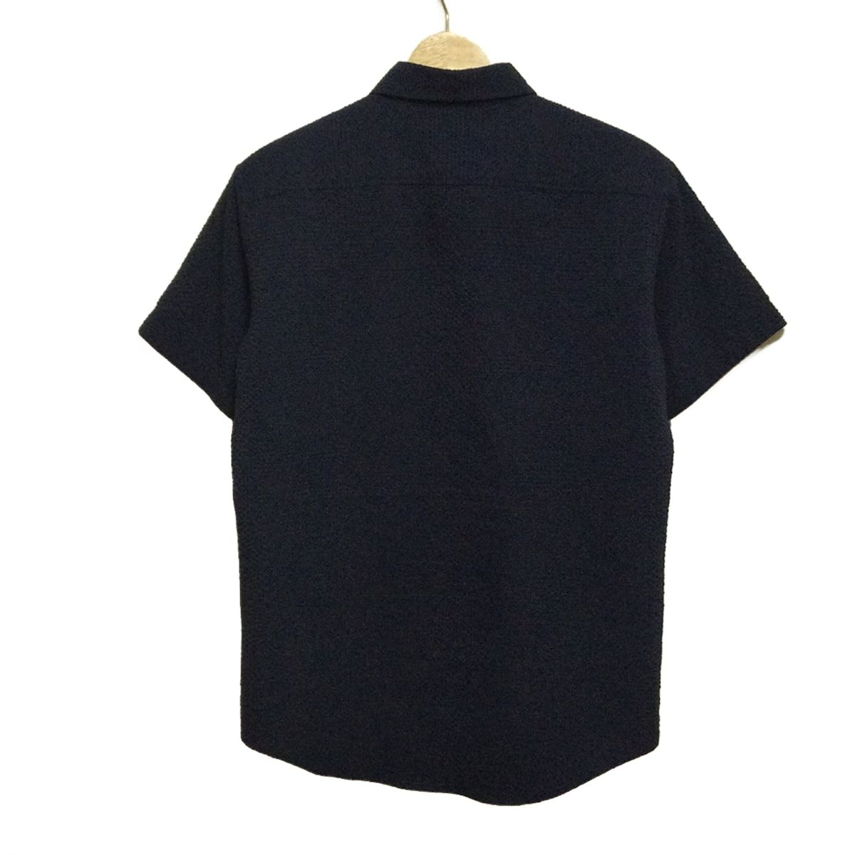 【美品 】ブラックレーベル クレストブリッジ 半袖 シャツ 黒 M 中古・古着通販】BLACK LABEL CRESTBRIDGE (ブラックレーベル