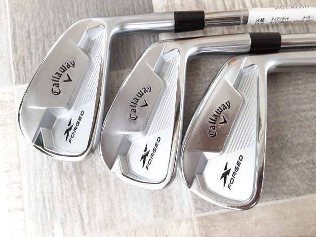 狭山■【中古】 アイアンセット キャロウェイ X-FORGED STAR 2021 NSPRO950GHneo(JP) 6本セット S 29[9103]