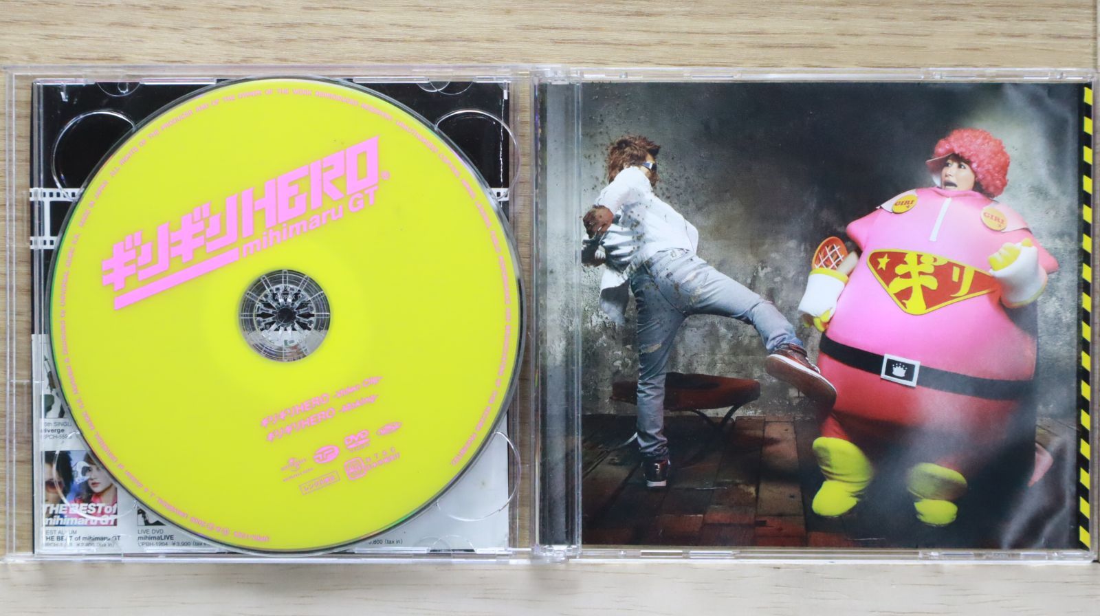 国内盤CD☆ミヒマル GT/mihimaru GT□ ギリギリHERO(初回盤)(DVD