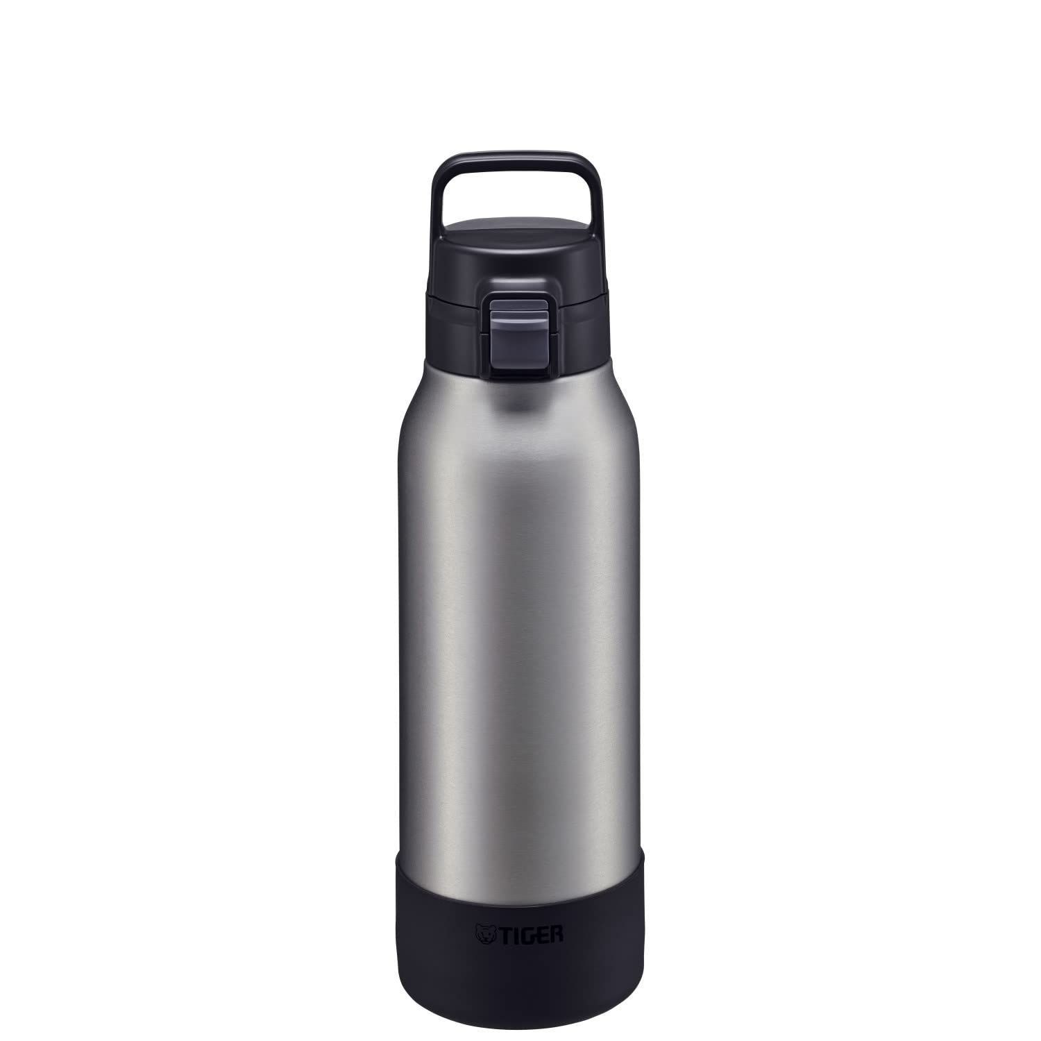 【新着商品】直飲み 大容量 スポーツドリンクOK 広口 ハンドル付き片手で開けやすいワンタッチ真空断熱ステンレスボトル 保冷専用 1.2リットル MTA-B120XM 水筒 マットステンレス タイガー魔法