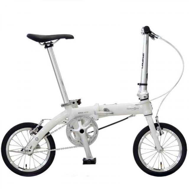 DAHON ダホン Dove super light ダブスーパーライト Pure White 14インチ シングルスピード 折りたたみ自転車 フォーディングバイク