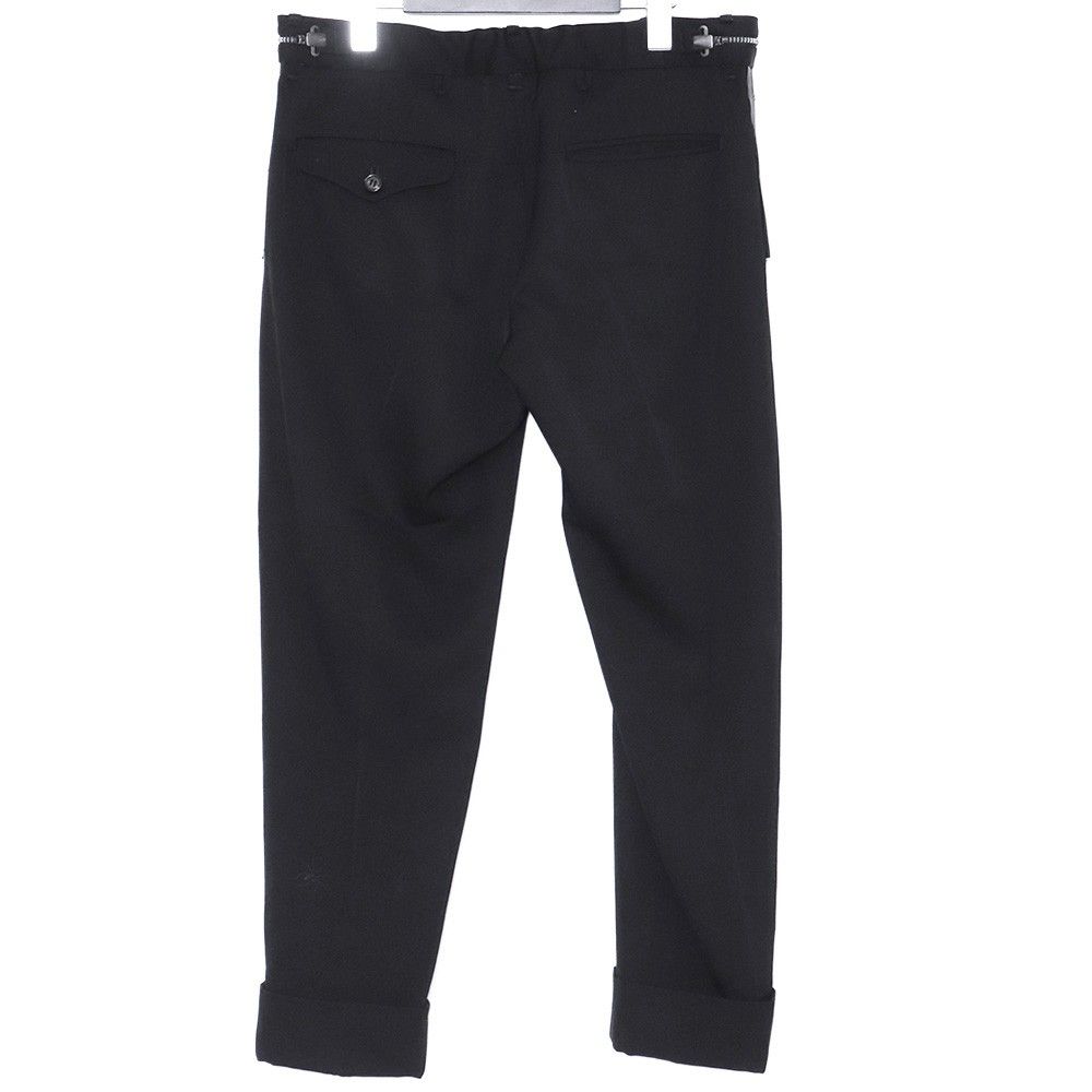極上 50s 60s ブラック ウール スラックス 検索( ギャバジン レーヨン Wool Gabardine 2tuck Slacks Black SIZE 32 ウールギャバジン