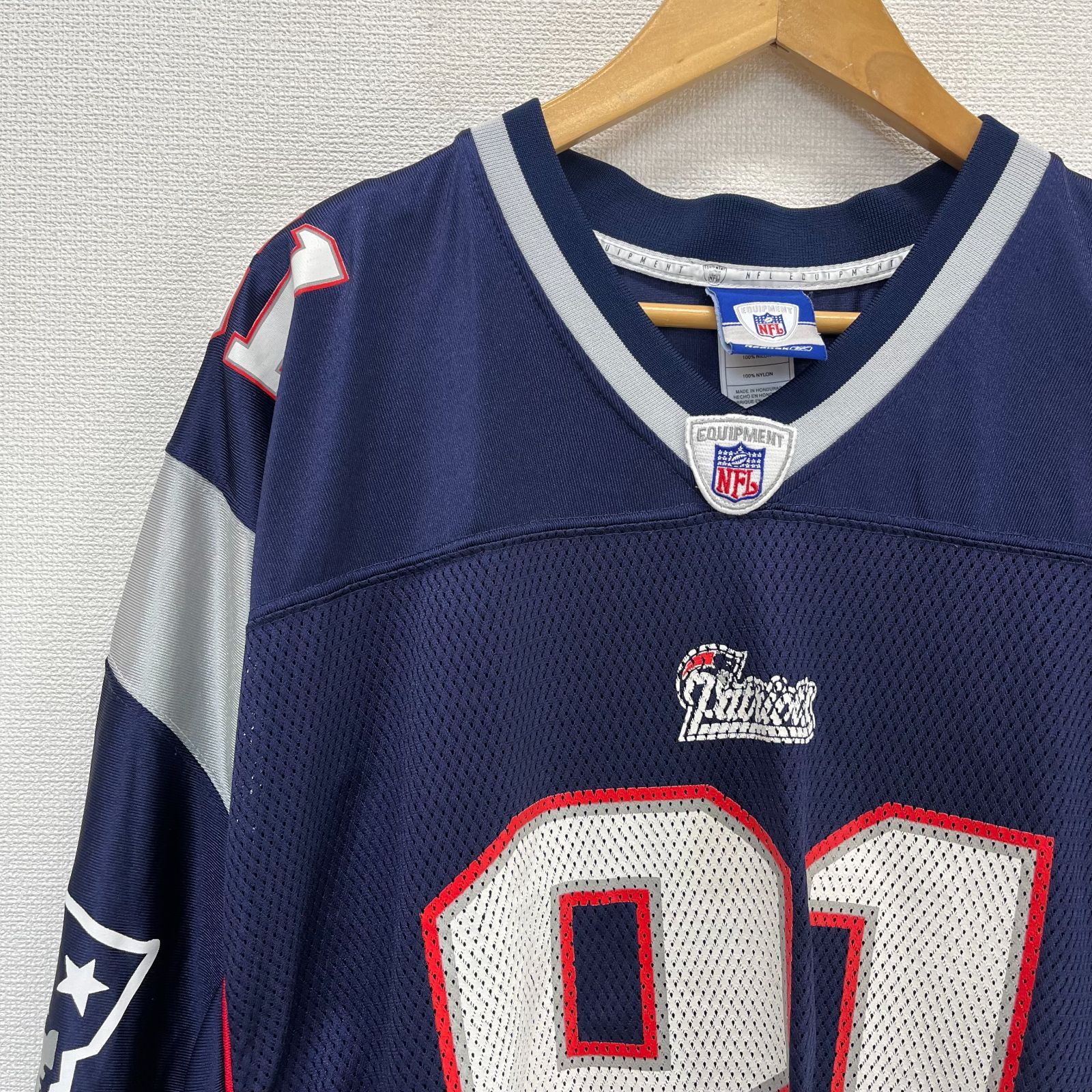 リーボック NFL 全刺繍 ペイトリオッツ アメフトゲームシャツ3XL 5586 Reebok - リーボック NFL 全刺繍 ペイトリオッツ アメフトゲーム