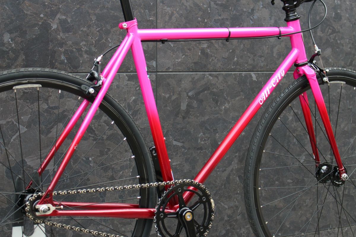 All-City big block ピンクフェード シングルスピード ピスト All-City big block ピンクフェード シングルスピード ピスト - メルカリ