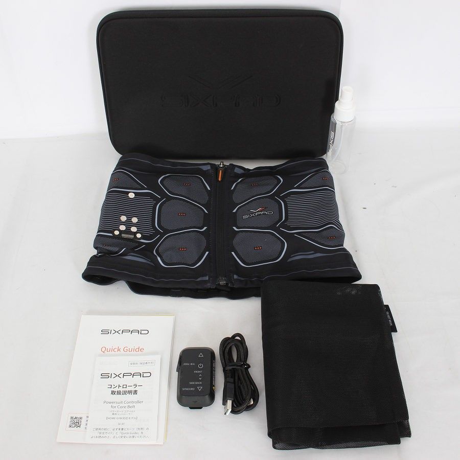 MTG SIXPAD Powersuit Core Belt SE-BS-00B-M ホームジム対応モデル Mサイズ シックスパッド パワースーツ コアベルト 本体