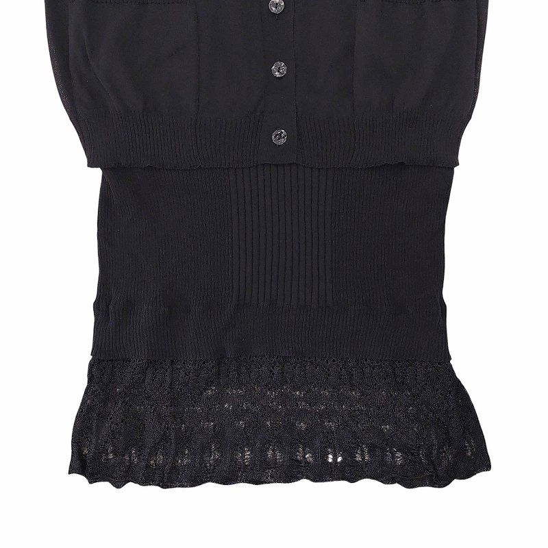 美品 希少 ジャンポールゴルチエ シルク ニット 切り替え ノースリーブ y2k 中古・古着通販】Jean Paul GAULTIER CLASSIQUE (ジャンポール