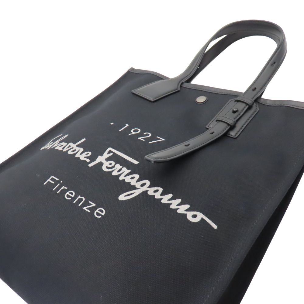 Salvatore Ferragamo 1927 ブラックトートバッグ サルバトーレ