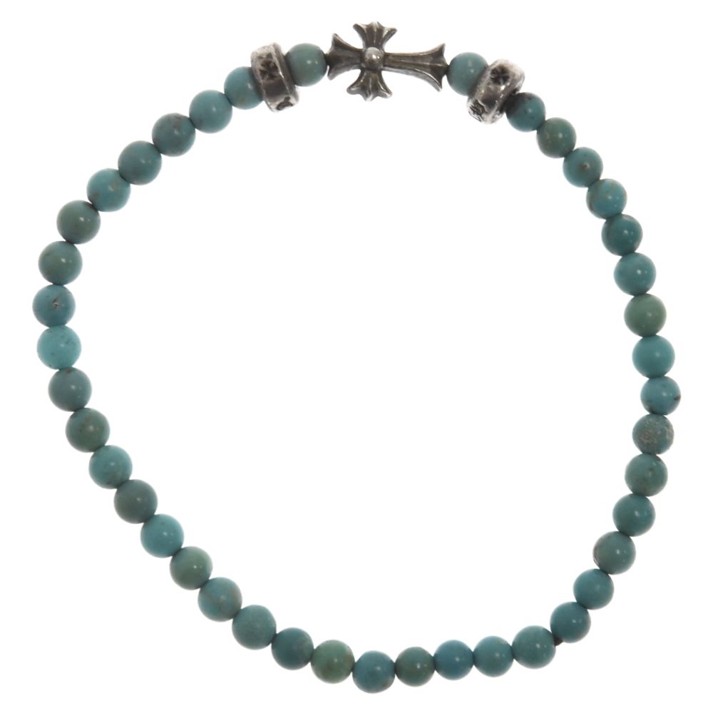 CHROME HEARTS (クロムハーツ) 4mmBEAD ビーズブレスターコイズ