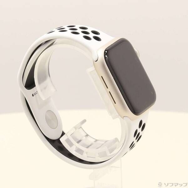 〔 品〕 Apple Watch SE 第2世代 GPS 40mm スターライトアルミニウムケース サミットホワイト ブラックNikeスポーツバンド 276 CHRISTIANNAURATH_COM_BR