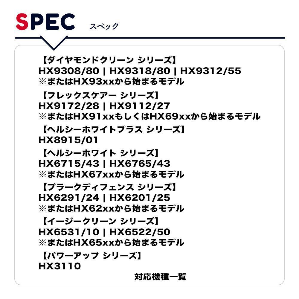 互換替ブラシ 12本セット HX6024 互換ブラシ 電動 替ブラシ I27 - メルカリ