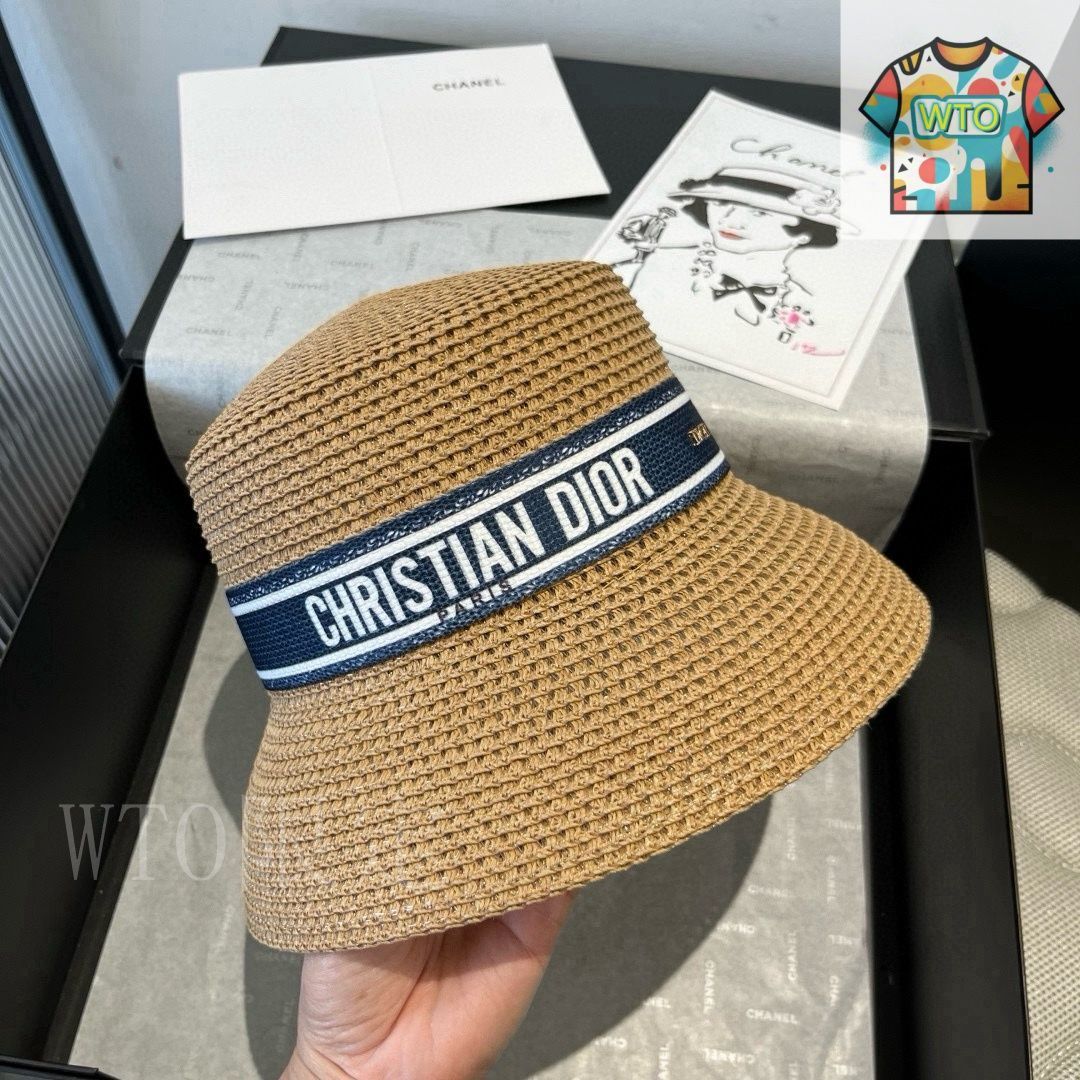 新品未使用　Christian Dior ストローハット 新品未使用 Christian Dior ストローハット - メルカリ