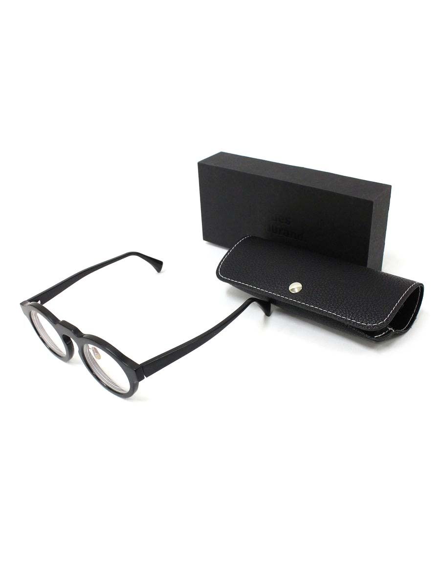 ジャックデュラン PAQUES 506 メガネ ブラック セルフレーム フルリム ボストン