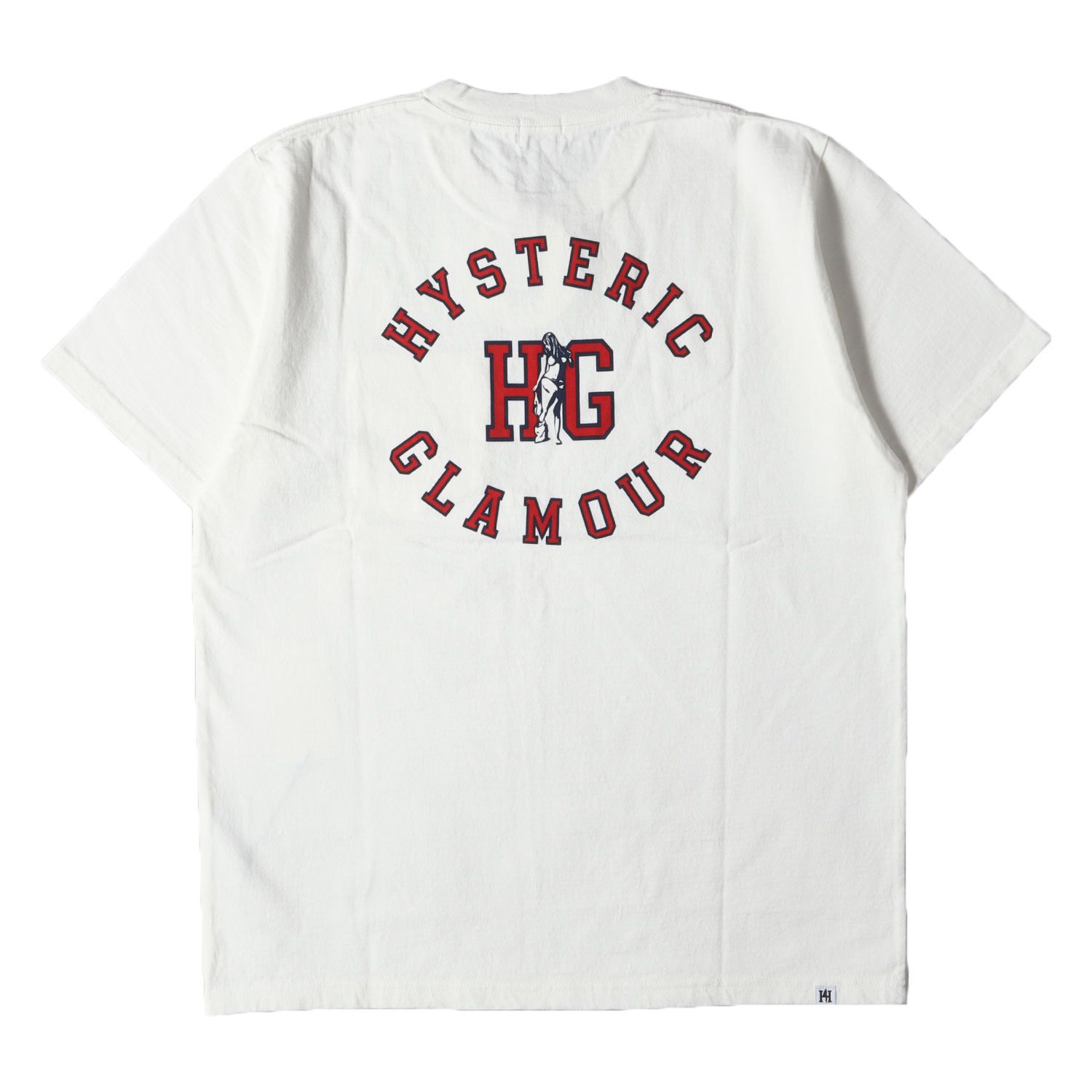 HYSTERIC GLAMOUR グラフィックTシャツ ホワイト HYSTERIC GLAMOUR グラフィックTシャツ L ホワイト