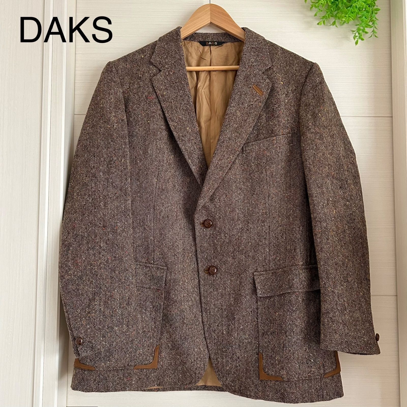 DAKS ダックス テーラードジャケット ツイードジャケット オールド 